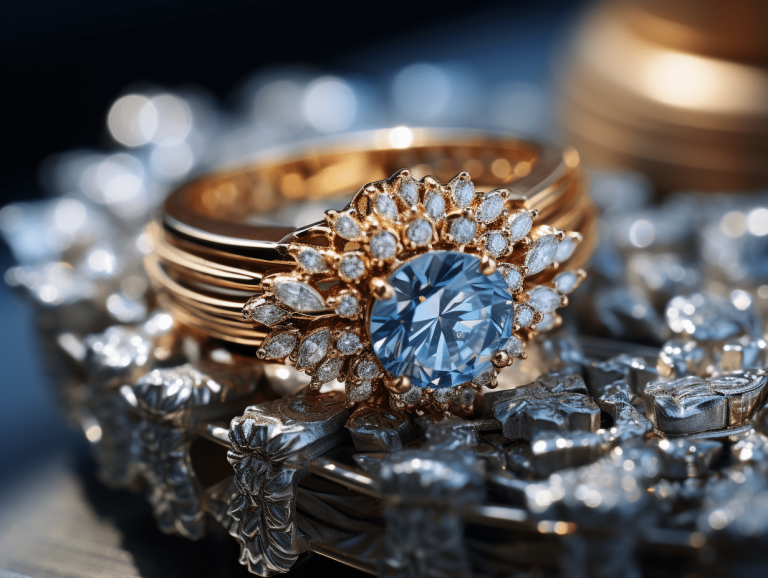 Bijoux haut de gamme illustrant luxe et savoir-faire artisanal