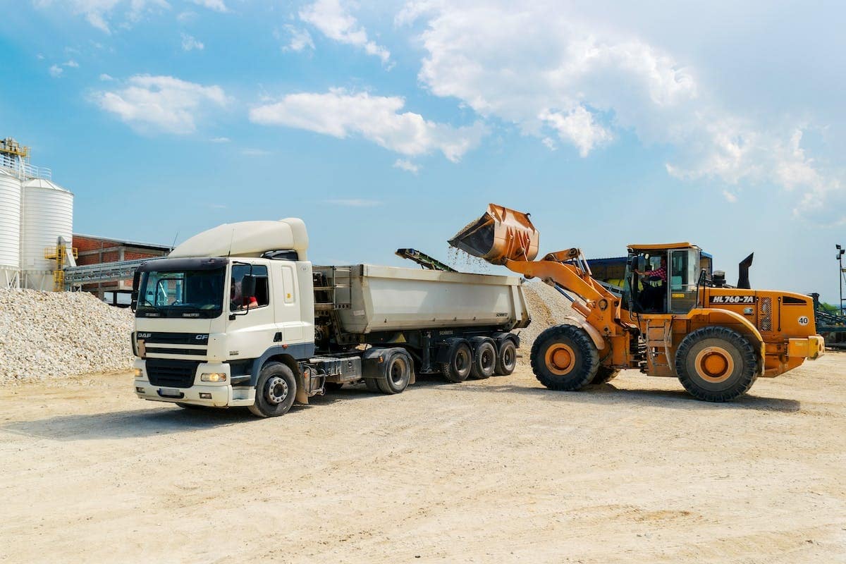 camion chargement