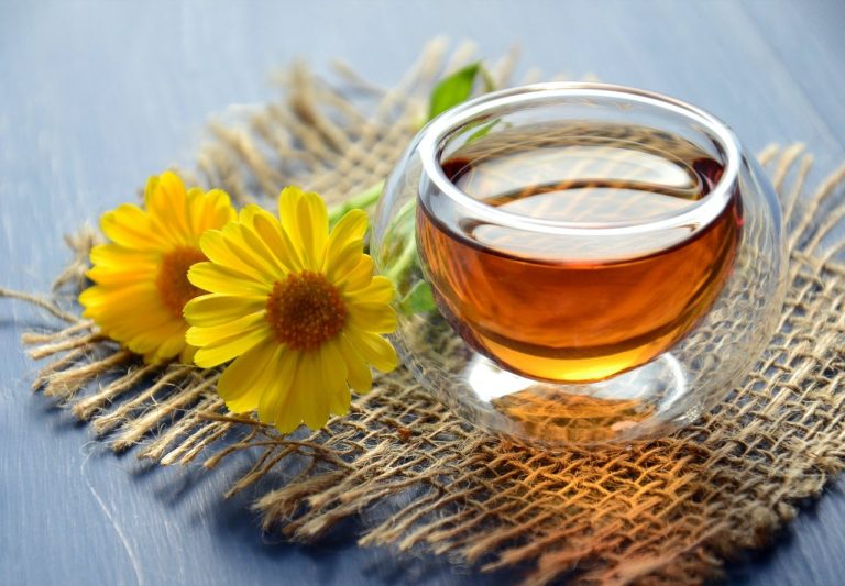 Rayon de miel naturel dans des alvéoles de cire d'abeille