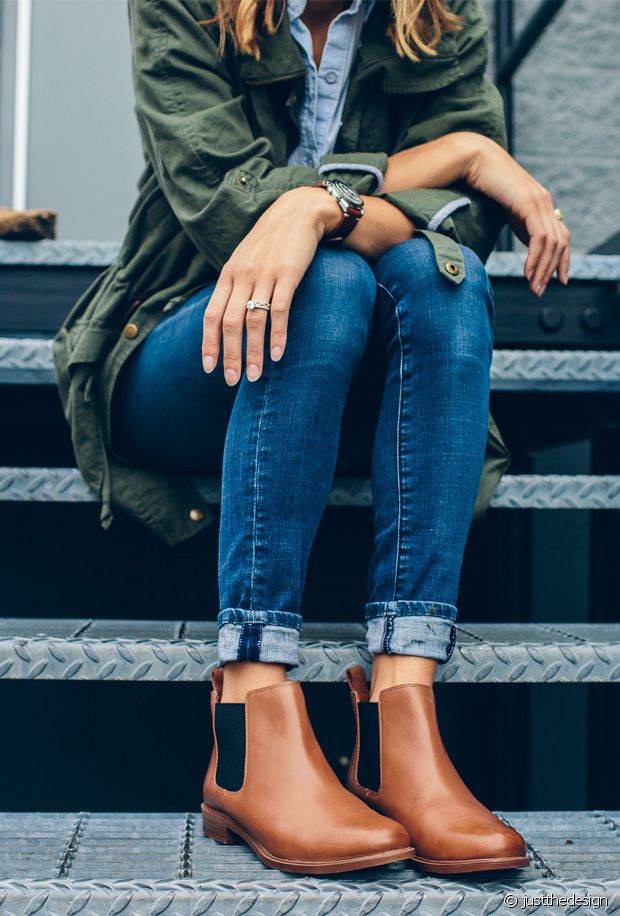 bottes maron