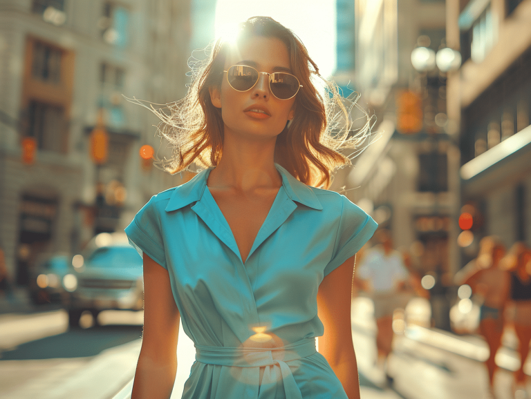 Robes chemise féminines aux couleurs tendance de la saison