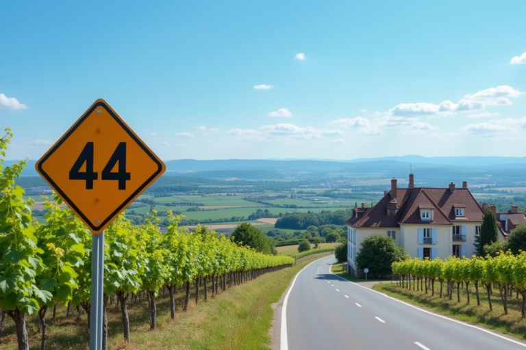 Indicatif téléphonique 44 représentant la Loire-Atlantique en France