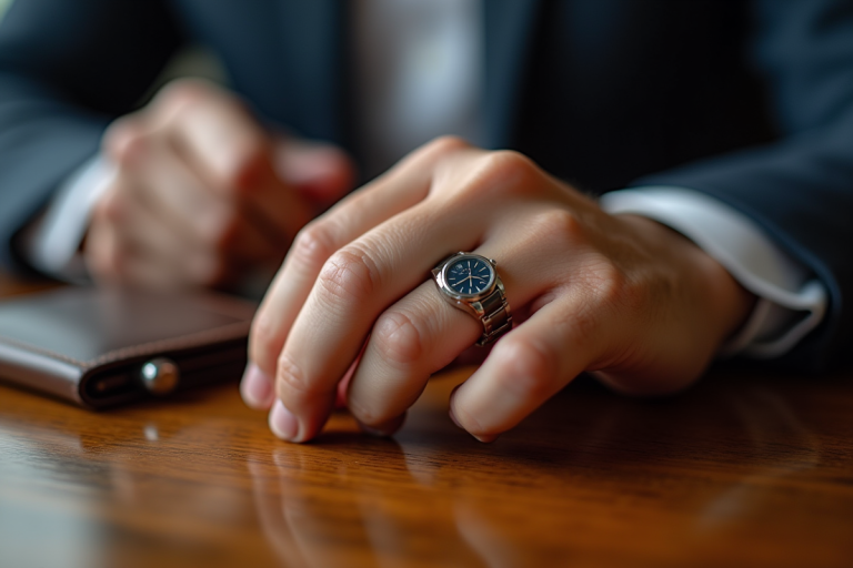 Bague en acier inoxydable pour homme au design moderne