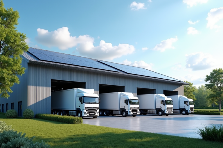 Véhicules électriques et technologies durables en logistique moderne