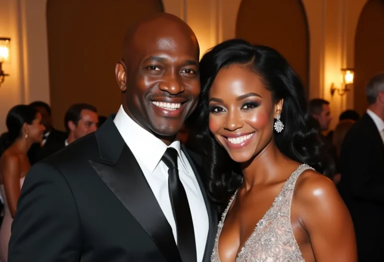 Tim Weatherspoon lors d'un événement avec Kelly Rowland