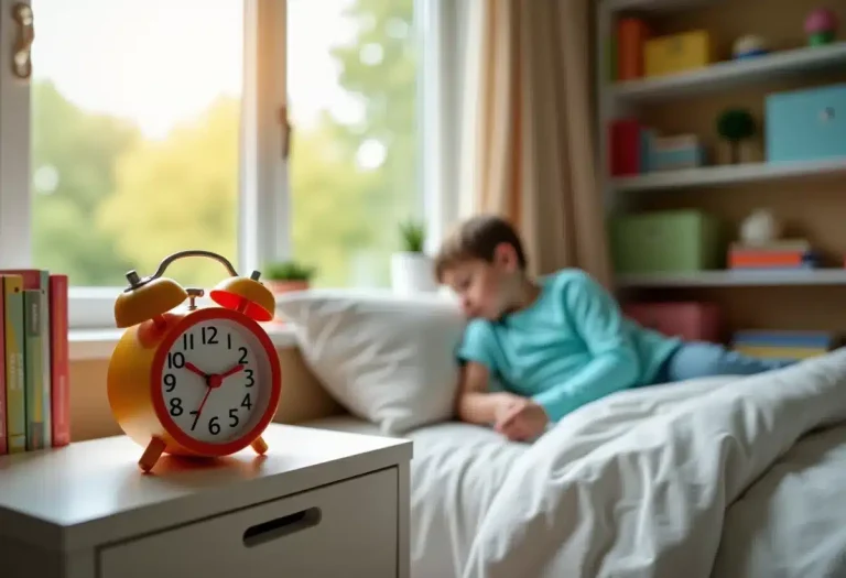 Réveil éducatif coloré pour enfants avec fonctionnalités ludiques