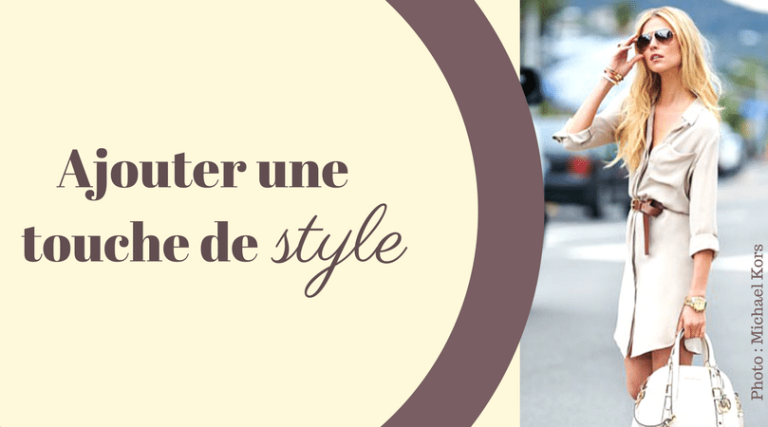 Tenue basique rehaussée par des détails stylés et tendance