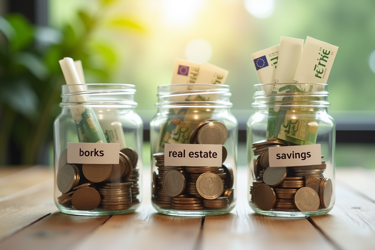 Glaçons remplis de billets euro et pièces avec options d